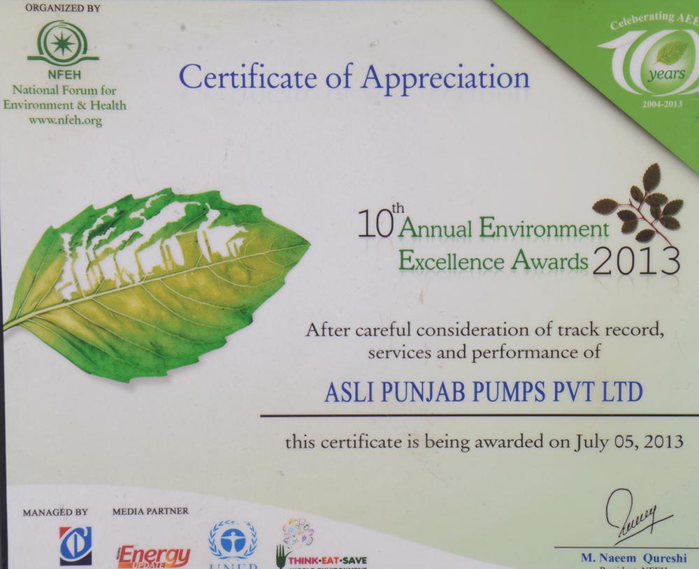 10th Annual Environment Excellence Awards 2013